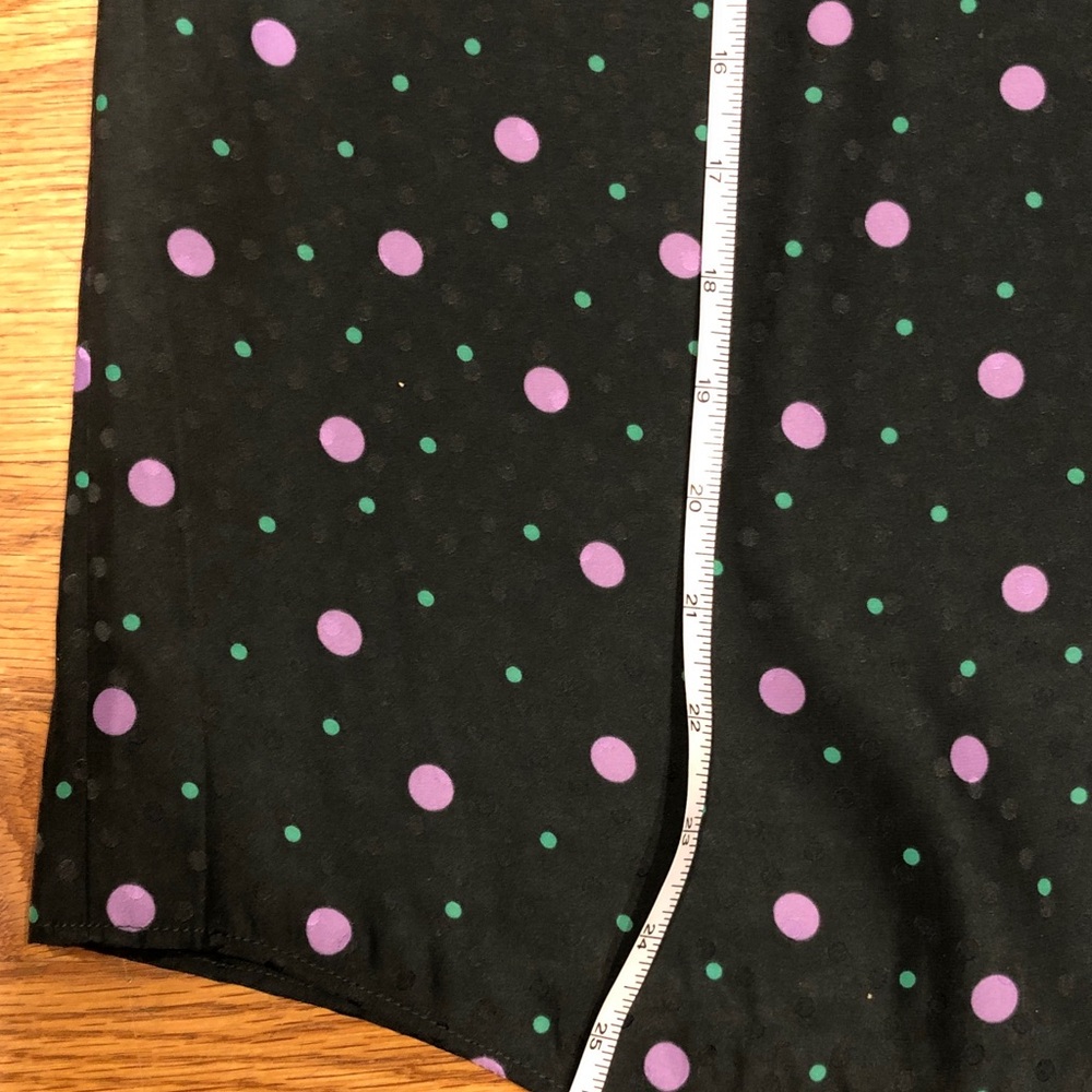 NWOT kate spade Hunter green Sleeveless Polka Dot Top. - Picture 9 of 10